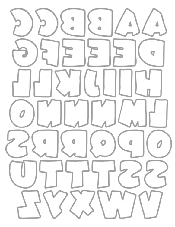 FREE Printable Chunky Letters