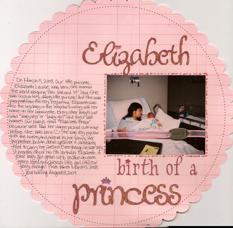 Elizabeth Birth of a Princess