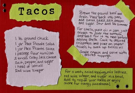 Recipe Album: Tacos