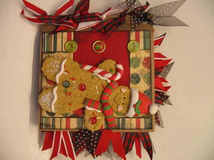 Gingerbread Christmas paper bag album