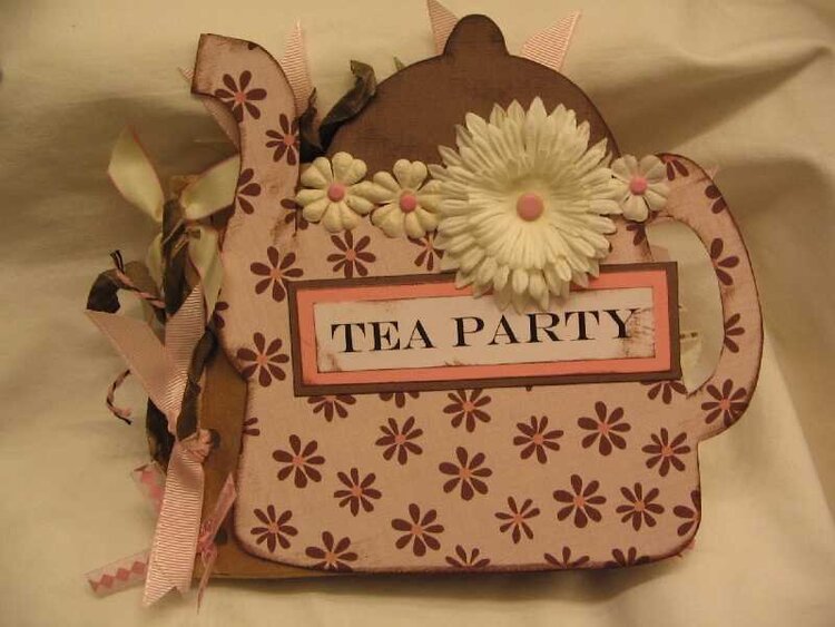 6X6 Tea Party Paper bag album