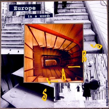 Europe in A word - Stairs