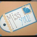 Second miss you card