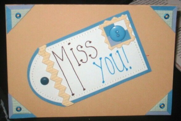 Second miss you card