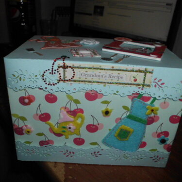 MY ALTERED RECIPE BOX FRONT