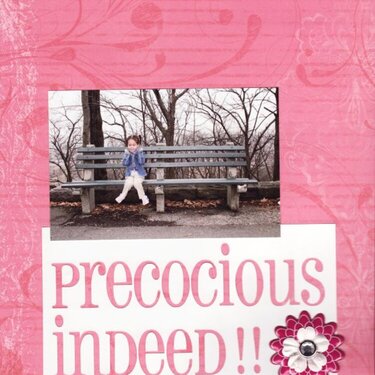 Precocious Indeed- Isabella