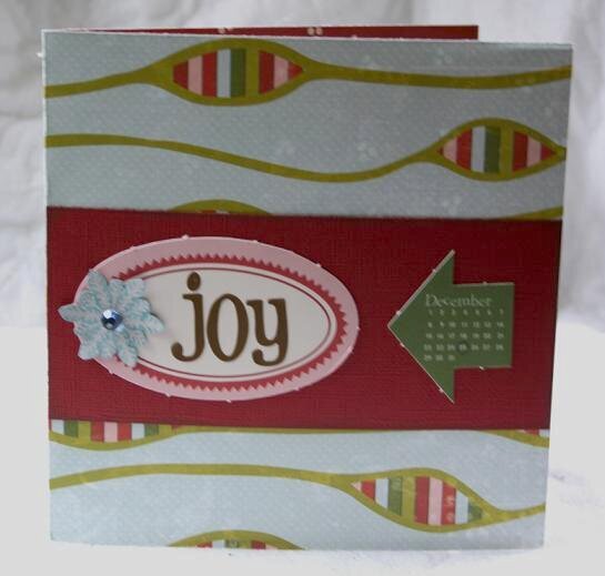 Joy christmas card