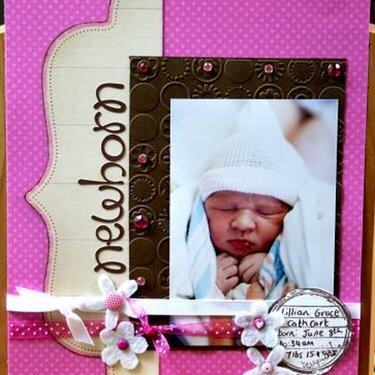 Newborn {guest designer for creative scrappers blog}