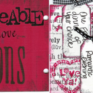 Love mini book pages 12-13
