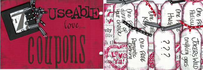 Love mini book pages 12-13