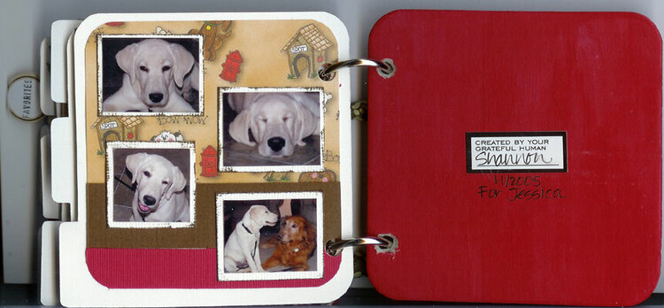 Puppy Mini file folder book