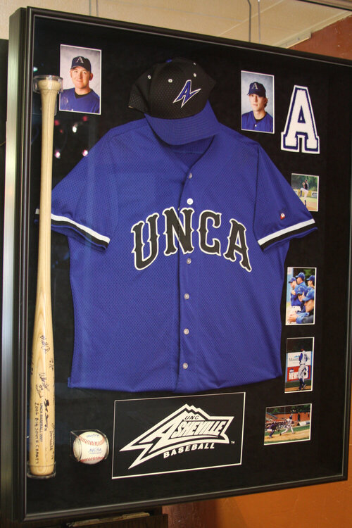 Shadowbox for UNCA-created by Merrimon Galleries