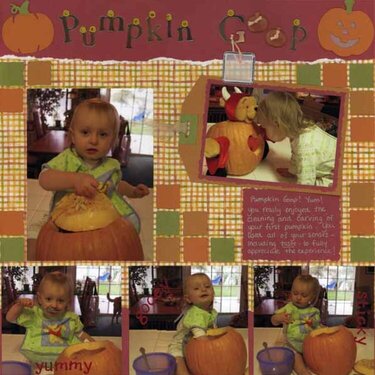 Pumpkin Goop - Yummy, Gooey, Sticky