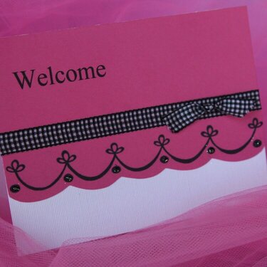 Welcome (baby card)