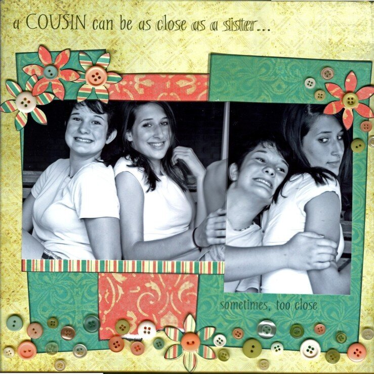 A cousin is...