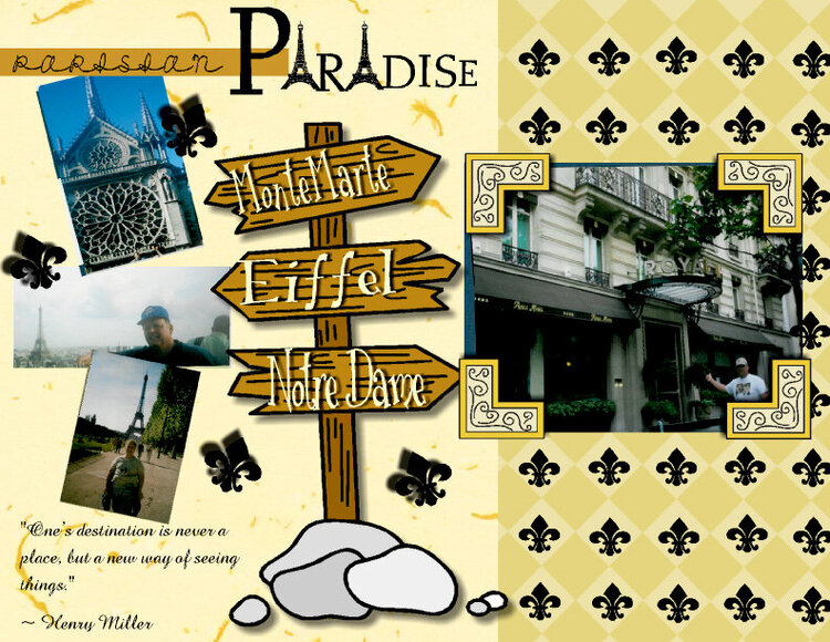 Creative Keepsakes Scrapbook Program--&gt;Parisian Paradise