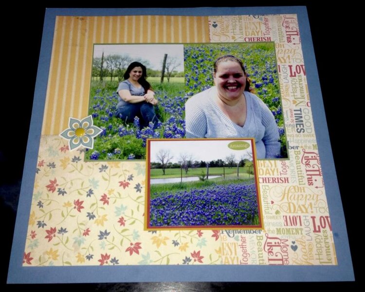 playing in the Bluebonnets