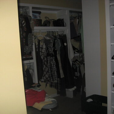 Inside of my closet
