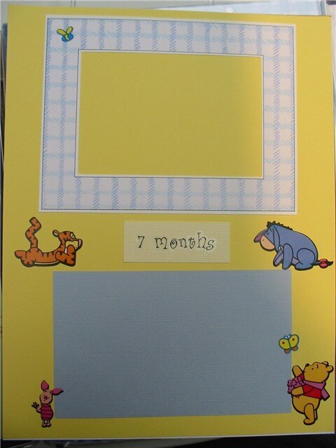Pooh-7 months-baby book