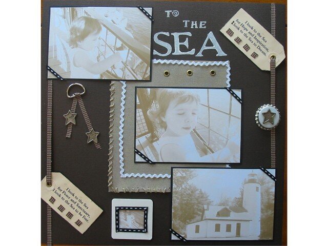 To The Sea-Scrap pack challenge