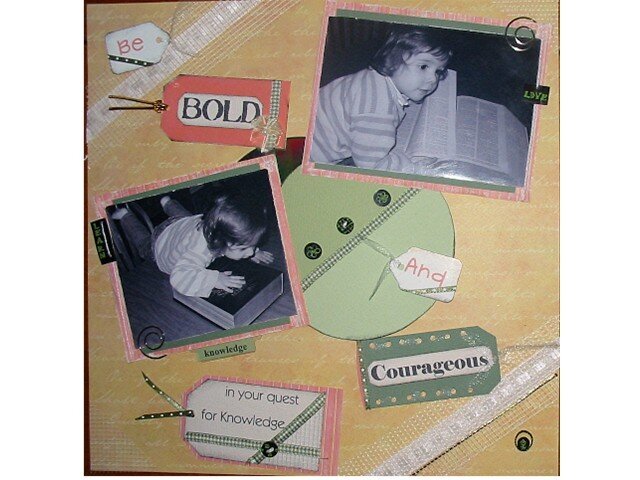 Be Bold and Courageous-scrap pack 3