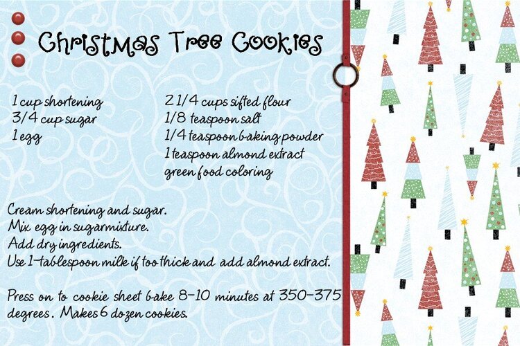 Christmas Tree Press cookies