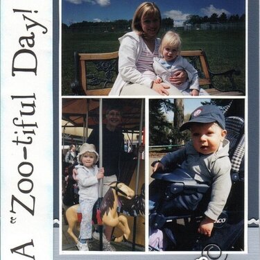 * A Zoo-tiful Day! * (May page for mom&#039;s 2004 calendar)