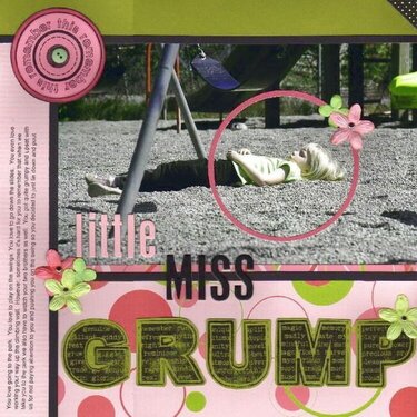 Little Miss Grump (as seen in Canadian Scrapbooker)
