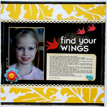 Find Your Wings (as seen in Canadian Scrapbooker winter &#039;09/10)