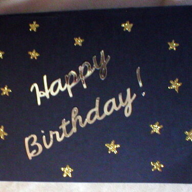 Birthday card ~ Front