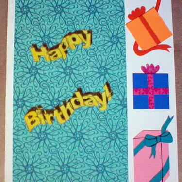 Birthday card ~ front