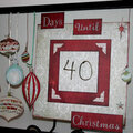 Christmas Countdown Dry Erase Board.
