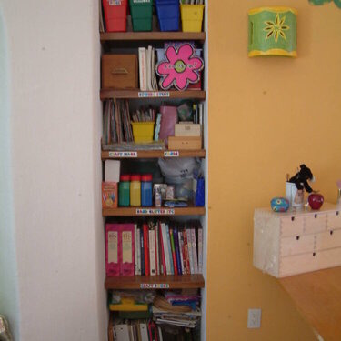 Shelves Left/scrap room