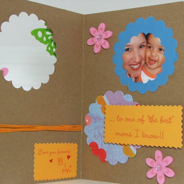 *~* Inside of moms day card for daughter *~*