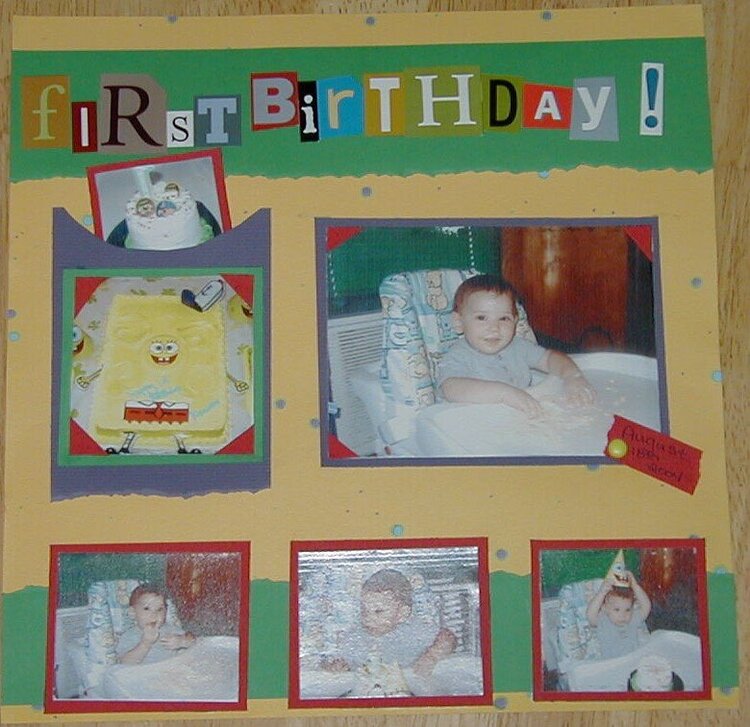 first birthday