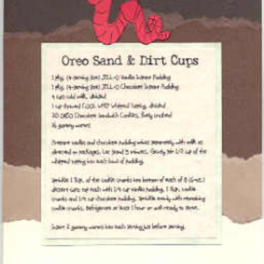 Oreo Sand &amp;amp; Dirt Cups