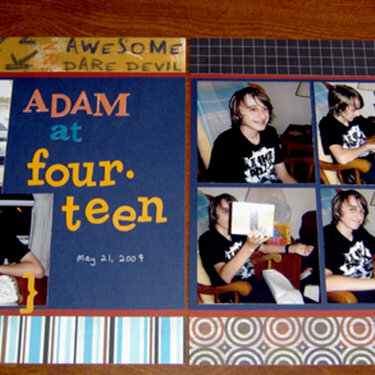 Adam at fourteen