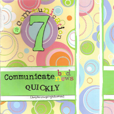 Values #7: Communication