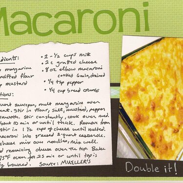 Macaroni Recipe