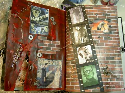 HORROR MOVIES ALTERED BOOK ENTRIES