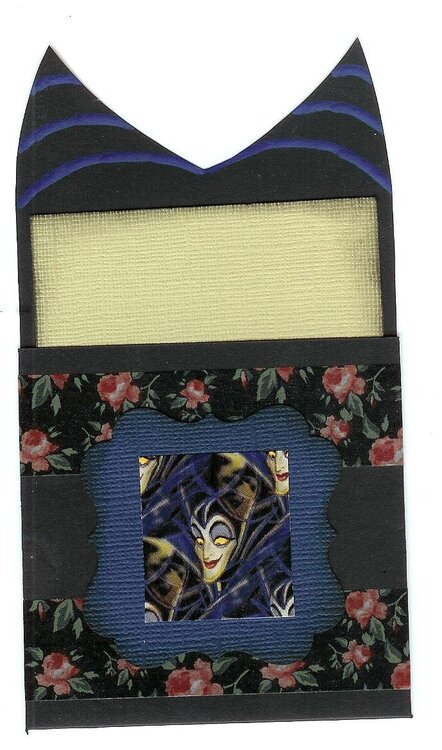 Maleficent library pocket