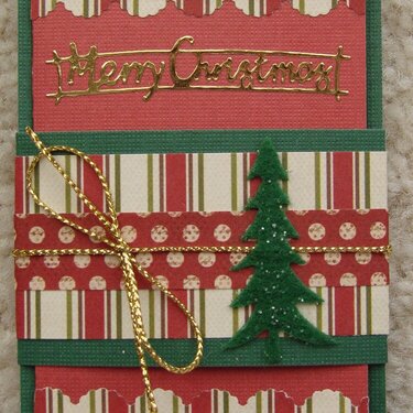 Christmas ATC minicard