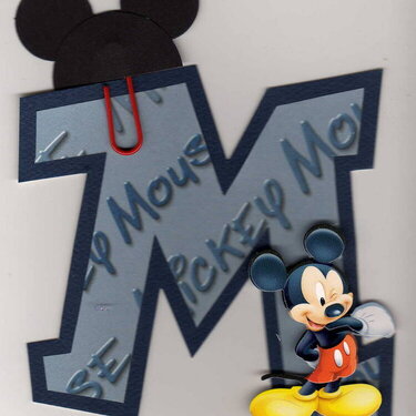 Mickey monogram