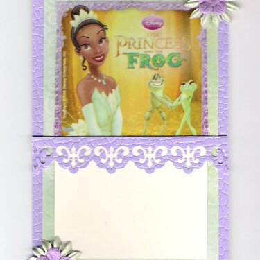Princess &amp; Frog journal block