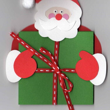 Santa with minibook