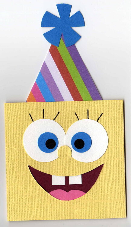 SpongeBob birthday minibook