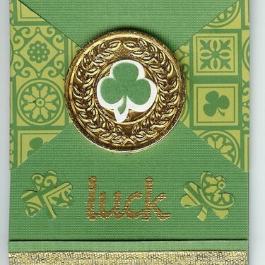 St. Patrick&#039;s matchbook