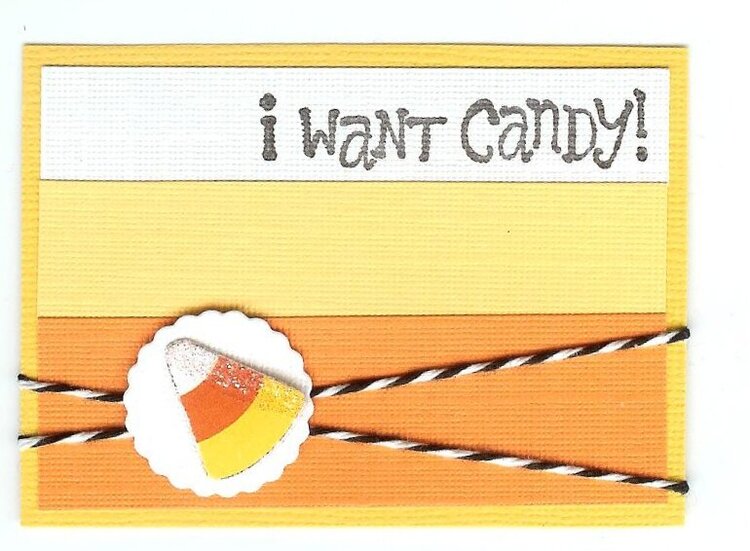 Candy Corn ATC