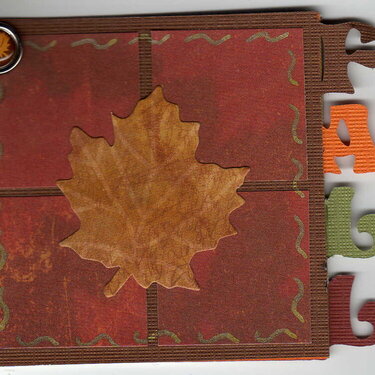 fall stack minibook