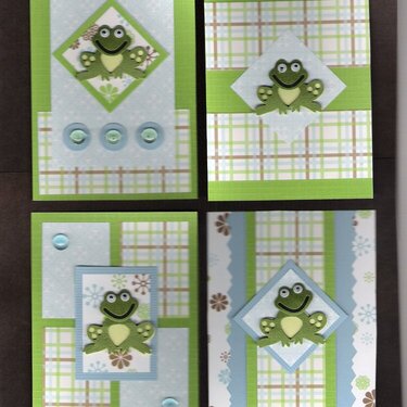 vertical frog cards